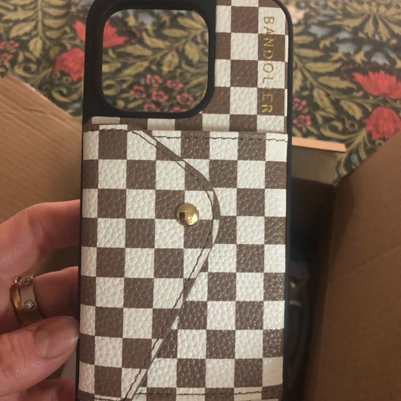 New Bandolier iPhone 14 pro case. Louis Vuitton design. Brand new. Never opened. - Picture 1 of 4